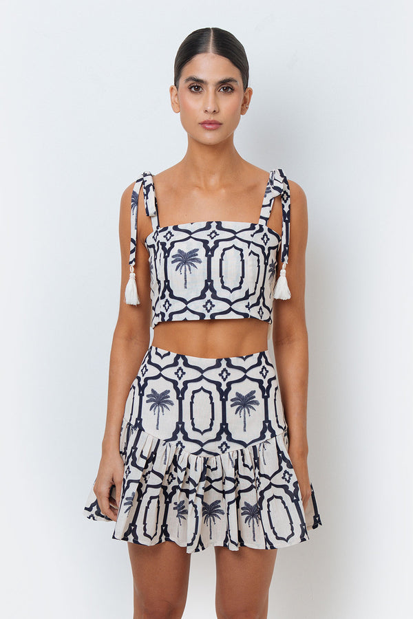 Crop Top Opal / Skirt Selena LUA 1251