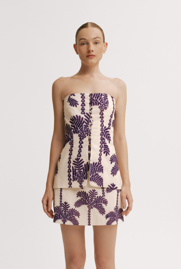 Blusa Mujer Avery & Falda Mujer Lili Malva