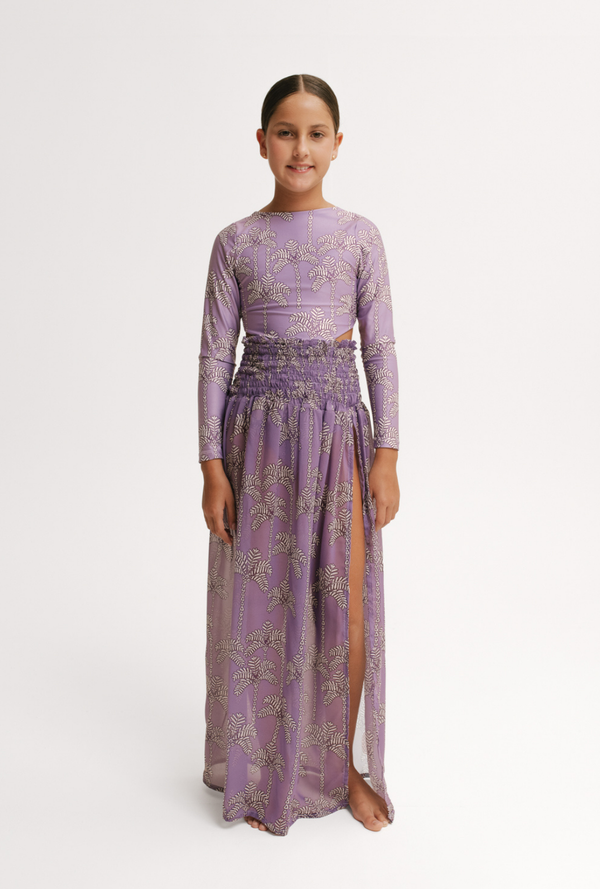 Falda Niña Elba Malva